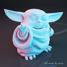 baby yoda poly yiixpe low games toy game re-entry supply car street figurines concept robot art black girls cute manga anime skull model telephone camping beach covid animal decoration 3d print model - Mito3D