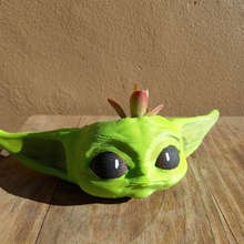 bebek Yoda tencere ekici star savaşlar chewie 3d print model - Mito3D