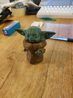 Baby Yoda Schiff Star Kriege Spielzeug Spielzeug Schiff Mandalorianer Baby Yoda Yoda 3d print model - Mito3D