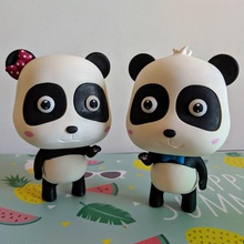babybus kiki miumiu juego bebé panda de juguete los pandas a animales jannie 3d print model - Mito3D
