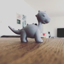 babydino a arte dinossauro 3d print model - Mito3D