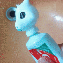 babydragon toothpaste gadget dragon escova pasta dente brushing paste 3d print model - Mito3D
