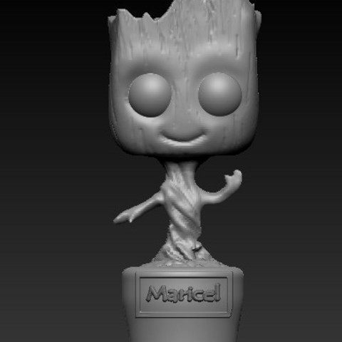 babygroot various flowerpot groot guardians galaxy lawn dwelling seedlings marvel avenger 3D print model - Mito3D