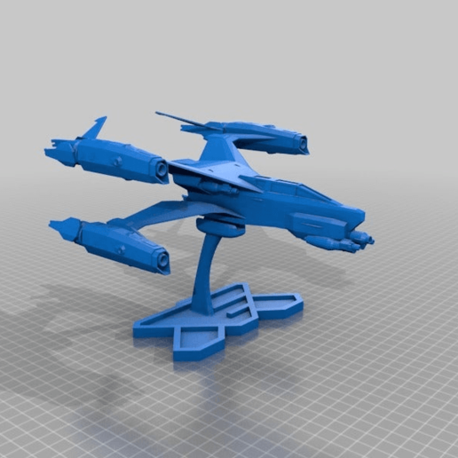 babylon 5 - thunderbolt scifi vehicles 3D print model - Mito3D