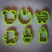 babyshower cutters cutter cookies sharp babies baby 3d print model - Mito3D