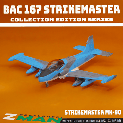 bac 167 strikemaster mk 90 v13 2 in 1 jeu mk90 jet prévôt t55 britanique avion société mk5 mk5a mk5b mk80 mk81a mk84 uk chasse combattant 3d print model - Mito3D