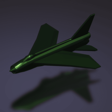 bac Yıldırım f mk6 oyun araç raf ınterceptor savaş uçağı avcı uçak 3d print model - Mito3D