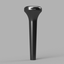 bach 11dw based trumpet mouthpiece custom musical high record 3d print model - Mito3D