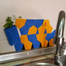 back splash kitchen sink home Fliesen Wand-Dekor 3d print model - Mito3D