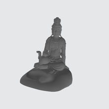 Rückfluss Buddha Weihrauch Gadget Wasserfall Zahl Ornament Rauch 3d print model - Mito3D