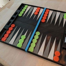 backgammon tavola gioco tavolo giochi Giochi 3d print model - Mito3D