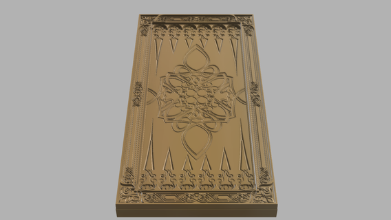 backgamon chessboard wood carving cnc 3d print resin polyster back game mold stl 3d print model - Mito3D
