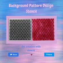 background pattern design stencil 3d print model - Mito3D