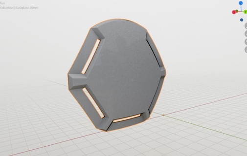 backplate masks mask rtprops mounting 3d print model - Mito3D