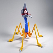 bacteriophage gadget virus bacteria plague phone holder toy decor 3d print model - Mito3D