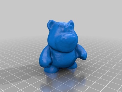 bad bear makerbotdigitizer scan art 3d print model - Mito3D