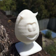 bad egg art creatures sculpture evil 3d print model - Mito3D
