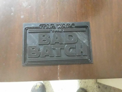 bad lot star wars series logo 3d print model - Mito3D