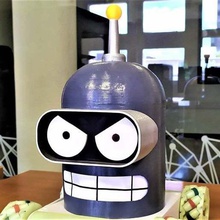 bad robot bender gadget futurama Roboter schlecht cartoon simpsons in der Robotik 3d print model - Mito3D