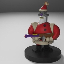 bad Sankt verschiedene saint schlecht futurama Charakter Weihnachten rot Fett BART Nacht gut schließen 3d print model - Mito3D
