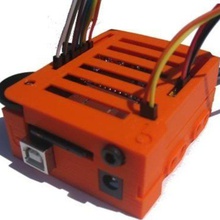 badbrick - case arduino uno adafruit wav shield tool electronics useful mount lego brick 3d print model - Mito3D