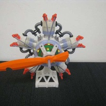 5 badbrick silindirli radyal motor Yükseltme Kiti oyun mekanik oyuncaklar 3d print model - Mito3D