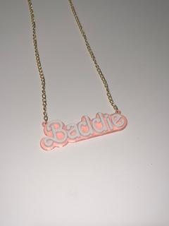 baddie barbie font pink gift 3d print model - Mito3D
