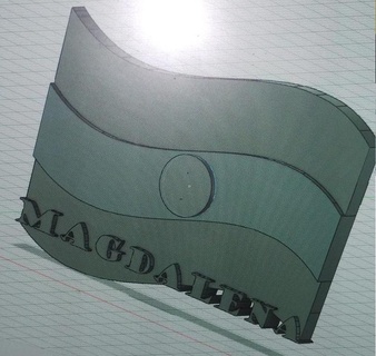 distintivo coccarda scuola patria argentina 3d print model - Mito3D