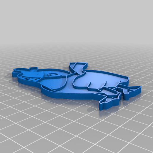 badge Pokémon Canarticho art_tools 3D print model - Mito3D