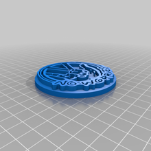 rozet vw endişeler coins_badges 3d print model - Mito3D