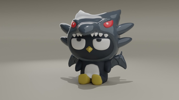 badtz maru x yugioh red eyes negro continuar badtzmaru rojo ojos cinnamoroll sanrio gatito azul lindo kawaii figura kireneko1 estiércol líquido kuromi fdm sla 3d print model - Mito3D