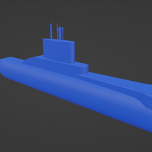 bae shyri ss-101 ecuadorian navy submarine scale submarino fuerzas armadas del ecuador 3d print model - Mito3D