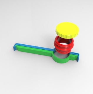 Tasche Clip Deckel Remix Schraube 3d print model - Mito3D