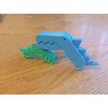 Tasche Clip rex v2 Spielzeug dion Spiel Kunst 3d print model - Mito3D