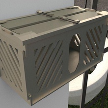bag dispenser box bags wall kitchen 3d print model - Mito3D