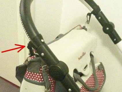 bag holder stroller hook replacement parts 3d print model - Mito3D