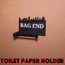 bag toilet paper holder decor hobbit lotr lord rings 3d print model - Mito3D