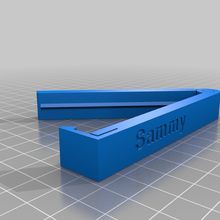 clipe saco sammy personalizado cozinha jantar 3d print model - Mito3D