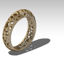 bague 14 la joyería anillo 3d print model - Mito3D
