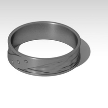 bague 15 jewelry ring 3d print model - Mito3D