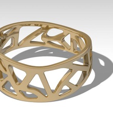 bague 1 jewelry 3d print model - Mito3D