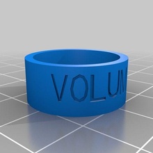 bague volume 3d joalheria personalizado argolas 3d print model - Mito3D
