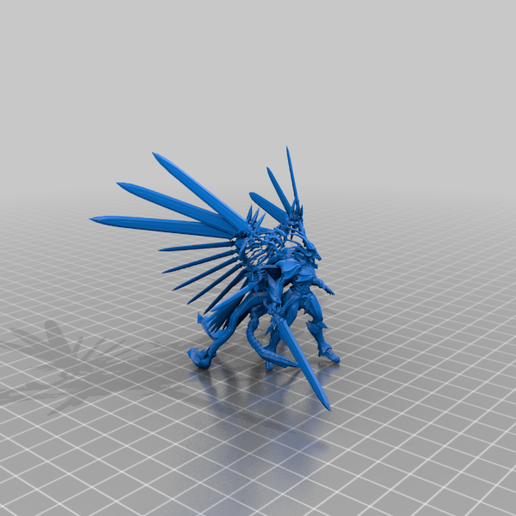 Bahamut ffxv final fantezi xv video oyun oyuncak 3D print model - Mito3D