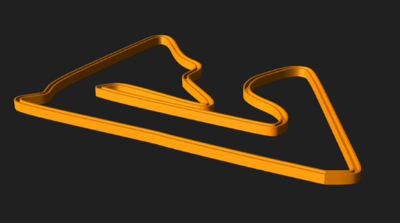 bahrain circuit led neon formula 1 f1 lighting motorsport racing 3d print model - Mito3D