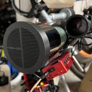 bahtinov concentrer masque télévision 76mm télescope astrophotographie 3d print model - Mito3D