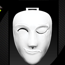 bai wuxiang mask 3d print model - Mito3D