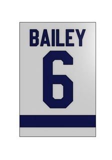 bailey maple leafs banner hockey toronto sign legend ace 3d print model - Mito3D