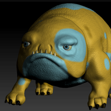 yem ezran var huysuz hayvan kızdırma kurbağa oyun 3d print model - Mito3D