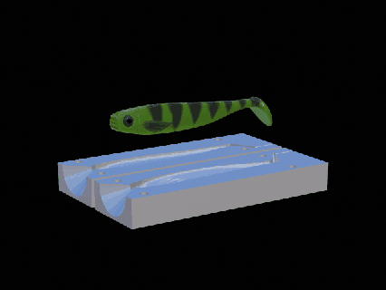 yem balık 13cm toynak form yırtıcı Balık tutma zander levrek sazan kedi balığı turna çipura bas cezbetmek heykel badana alabalık Tuna okyanus 3d print model - Mito3D