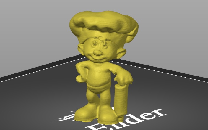 Bäcker Schlumpf Spielzeug 3D print model - Mito3D